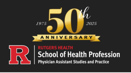 School of Health Professions Physician Assistant Program Golden Jubilee banner