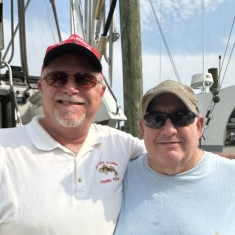 Art Wolfe and Chris Zeliff on fishing trip