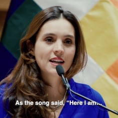 A screen shot from the documentary Brisa.