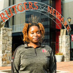 Austin says the Scarlet Promise Initiative helped her “grow into the person I am today.”